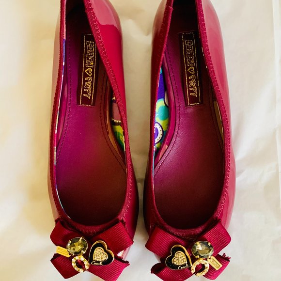 NEW! COACH POPPY CAPER EMBELLISHED WITH BOW BALLET FLATS - Picture 2 of 7